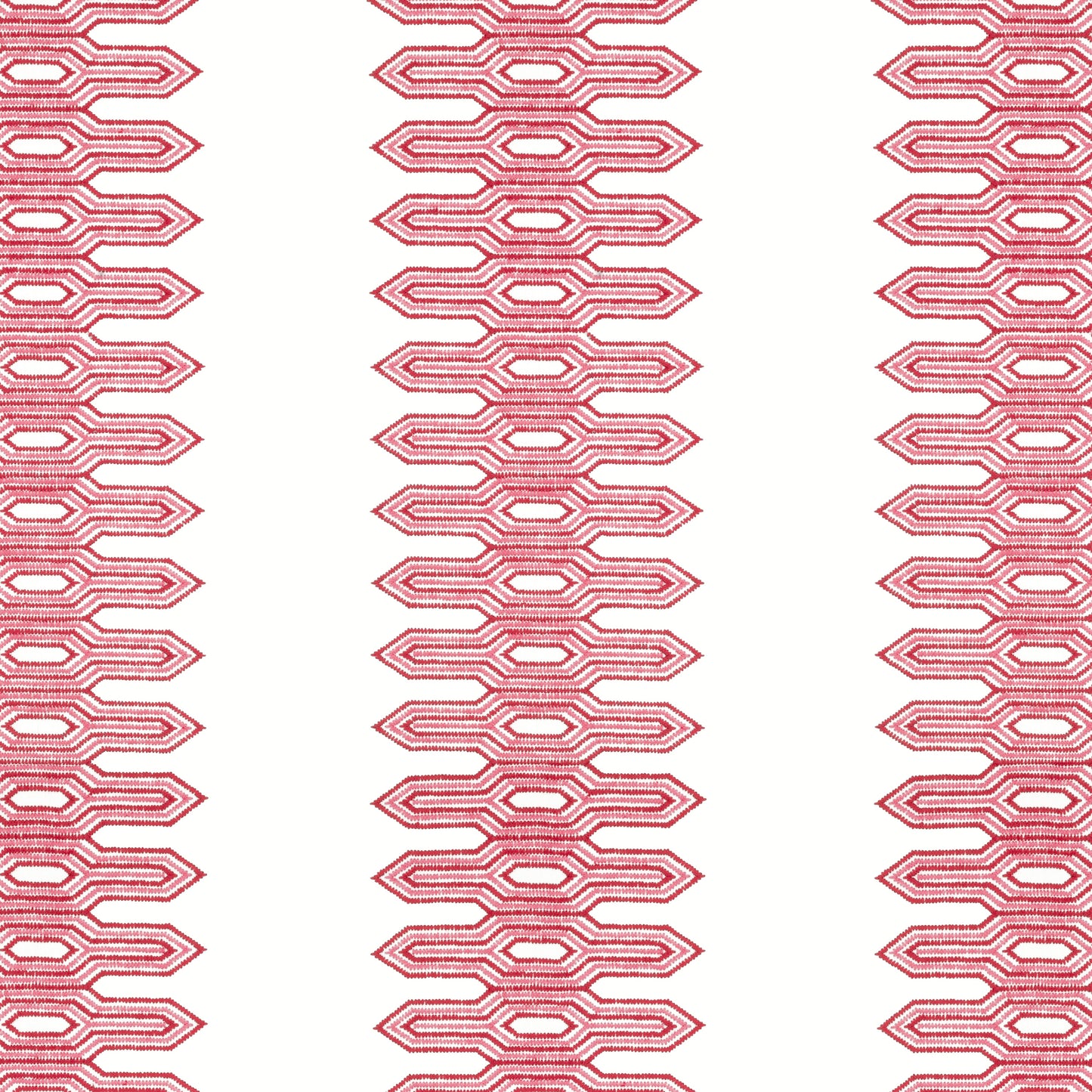 Purchase Thibaut Fabric SKU W720812 pattern name Nola Stripe Embroidery color Pink