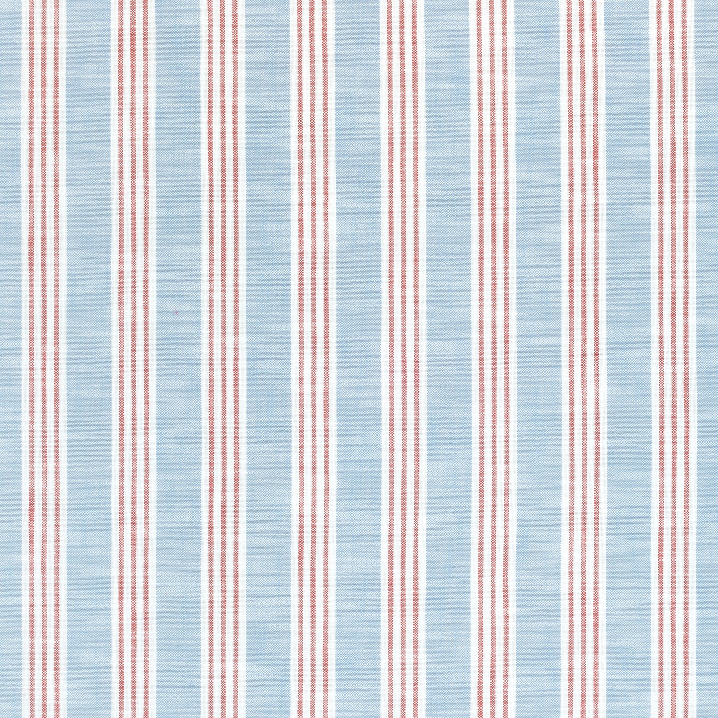 Purchase Thibaut Fabric Item W73489 pattern name Southport Stripe color Sky and Red
