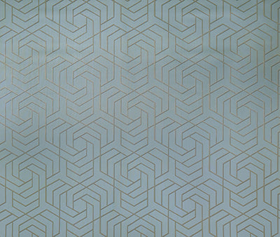 Purchase Pattern W7352-06 pattern name & colorMetropolis Vinyls 3 Hexagon Trellis Osborne & Little Wallpaper