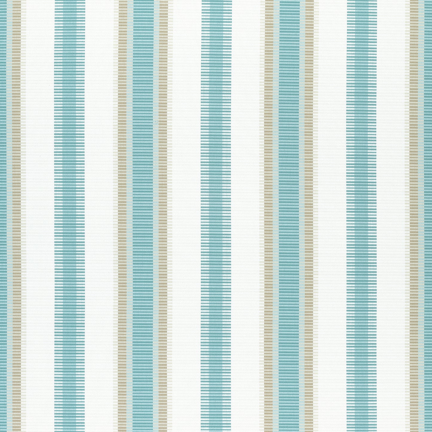 Purchase Thibaut Fabric Pattern# W74673 pattern name Samba Stripe color Pool and Sand