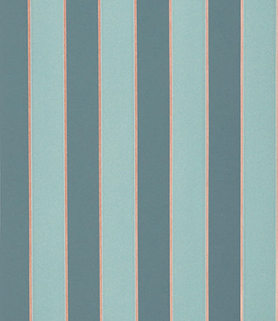 Purchase SKU# W7780-07 pattern name & colorRegency Stripe Duck Egg/Copper Osborne & Little Wallpaper