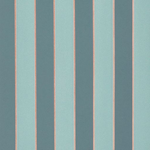 Purchase Sample - W7780-07 Regency Stripe Duck Egg/Copper Osborne & Little Wallpaper