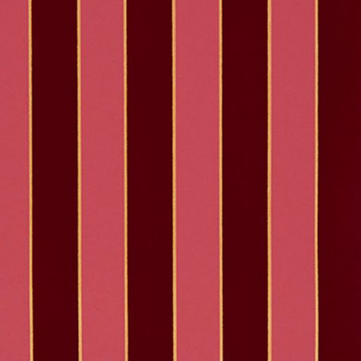 Purchase Sample - W7780-13 Regency Stripe Carmine/Gold Osborne & Little Wallpaper