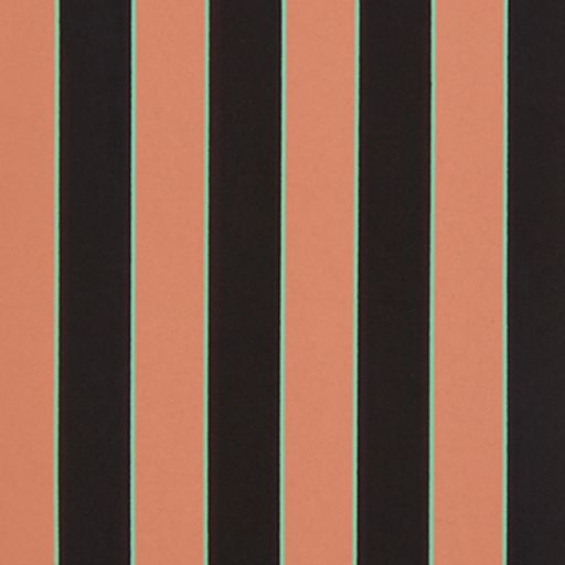 Purchase Sample - W7780-15 Regency Stripe Terracotta Osborne & Little Wallpaper