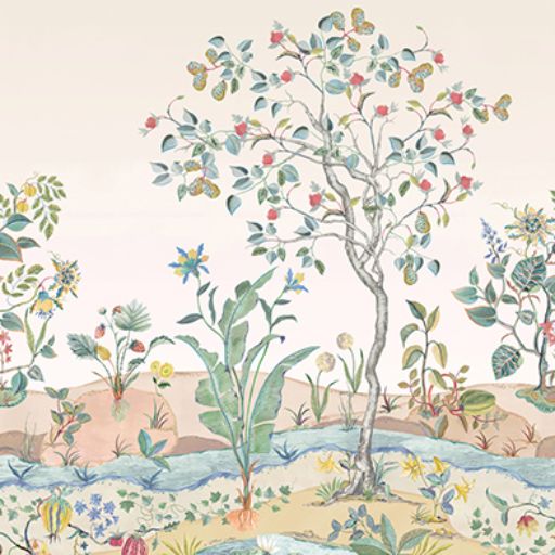 Purchase Sample - W7817-02 Rhapsody Mythical Mural Shell. Osborne & Little Wallpaper
