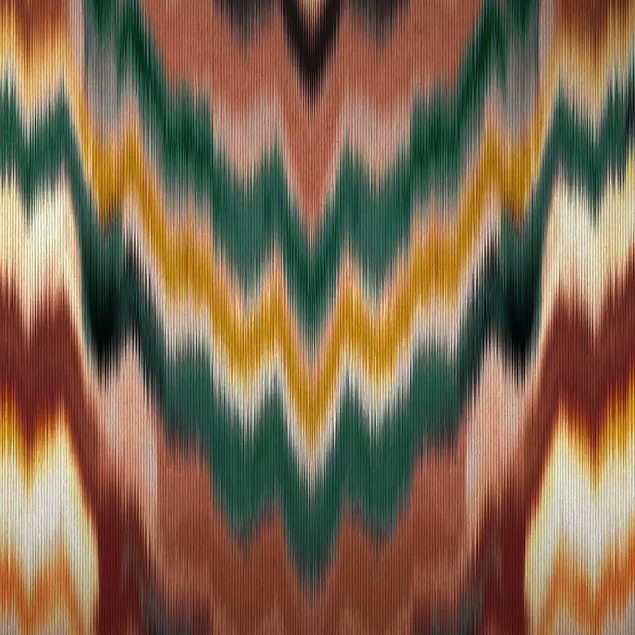Purchase Pattern number W7850-02 pattern name & color Irisa Terracotta/Teal Non-Woven. Osborne & Little Wallpaper