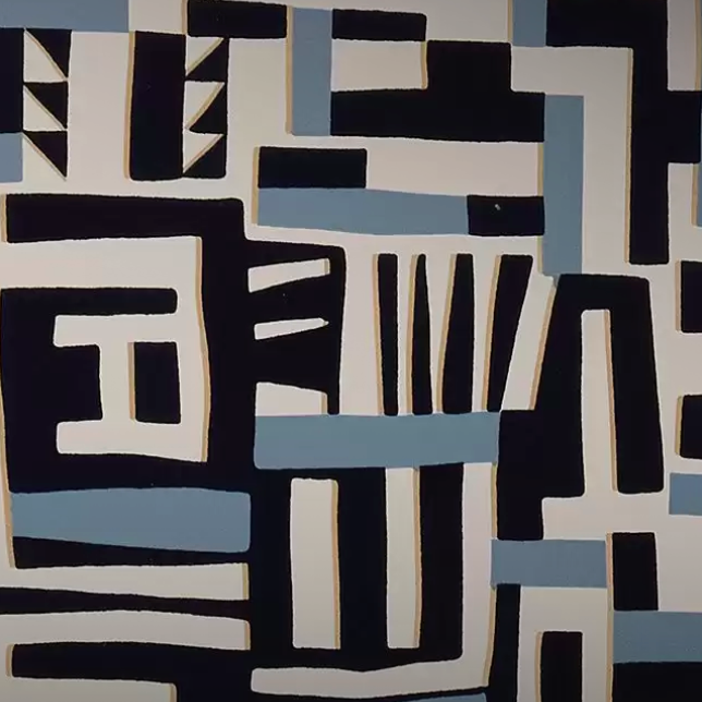 Purchase Product# W7851-03 pattern name & color Irisa Zawaya Indigo Osborne & Little Wallpaper