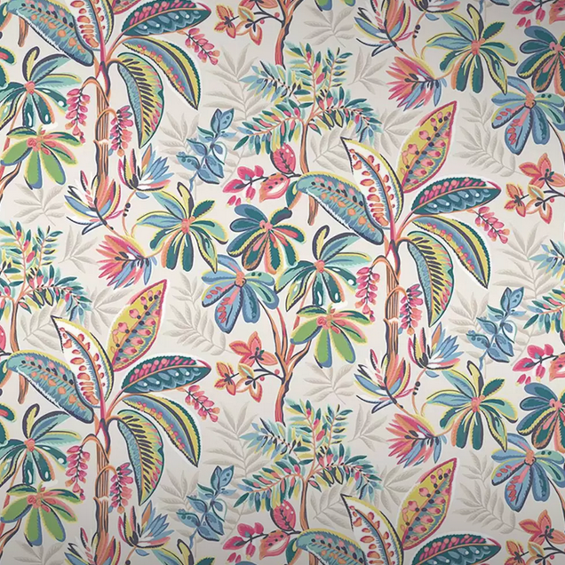 Purchase Item# W7853-02 pattern name & color Irisa Tivoli Fuchsia. Osborne & Little Wallpaper