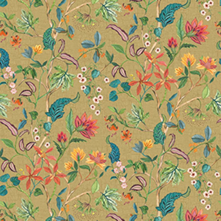 Purchase W7907-04 | Byzance Chellah Metallic Gold - Osborne & Little Wallpaper