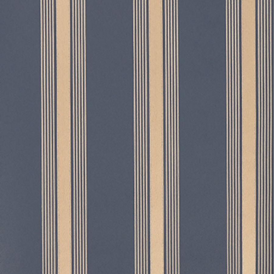 Purchase W7983-01 | Alberti Manetti Stripe Midnight - Osborne & Little Wallpaper