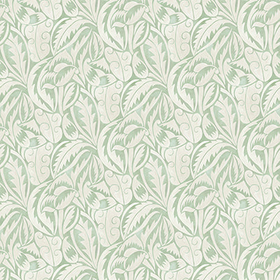 Purchase W8126-02 | Belvedere Dufy Leaf Celadon - Osborne & Little Wallpaper