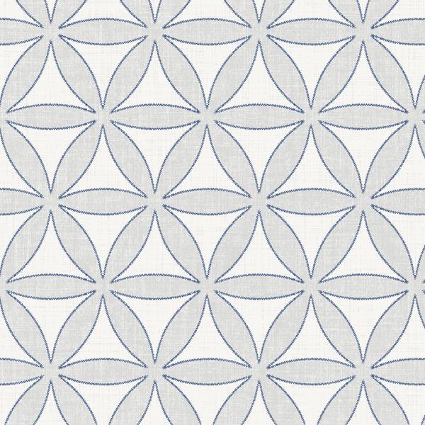 Sample - Wbp11312P-Wt | Bohemian Rhapsody, Blue Modern - Winfield Thybony Wallpaper - Wbp11312P.Wt.0