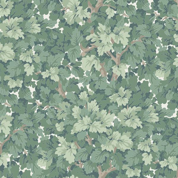 Sample - Wdr2001-Wt | Walden, Green Botanical - Winfield Thybony Wallpaper - Wdr2001.Wt.0