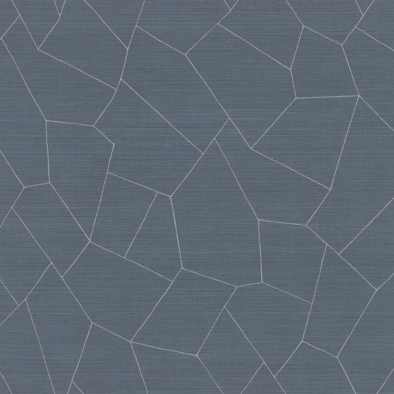 Sample - Whf1744.Wt.0 | Vivace, Blue Modern - Winfield Thybony Wallpaper