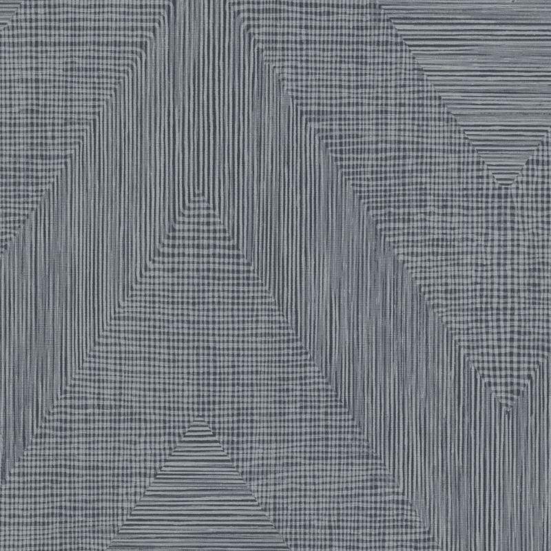 Sample - Whf1776.Wt.0 | Thistle, Blue Fabric Texture - Winfield Thybony Wallpaper