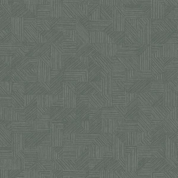 Sample - Whf2011-Wt | Belcaro, Green Geometric - Winfield Thybony Wallpaper - Whf2011.Wt.0