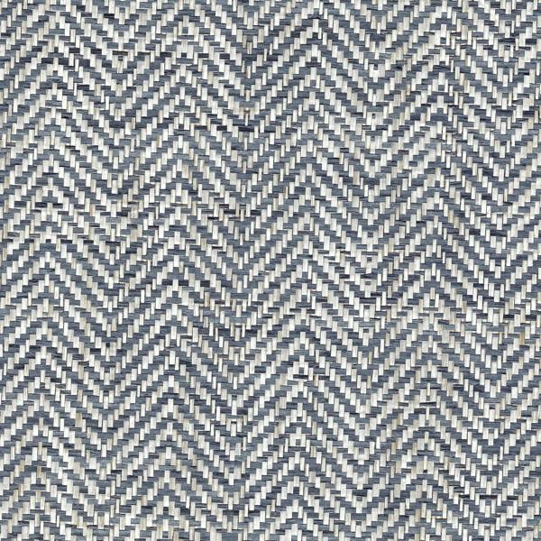 Sample - Wnr2119-Wt | Saori Chevron, Blue Chevron - Winfield Thybony Wallpaper - Wnr2119.Wt.0