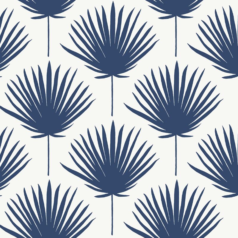Sample - Wtk21202.Wt.0 | Shore Front, Blue Tropical - Winfield Thybony Wallpaper