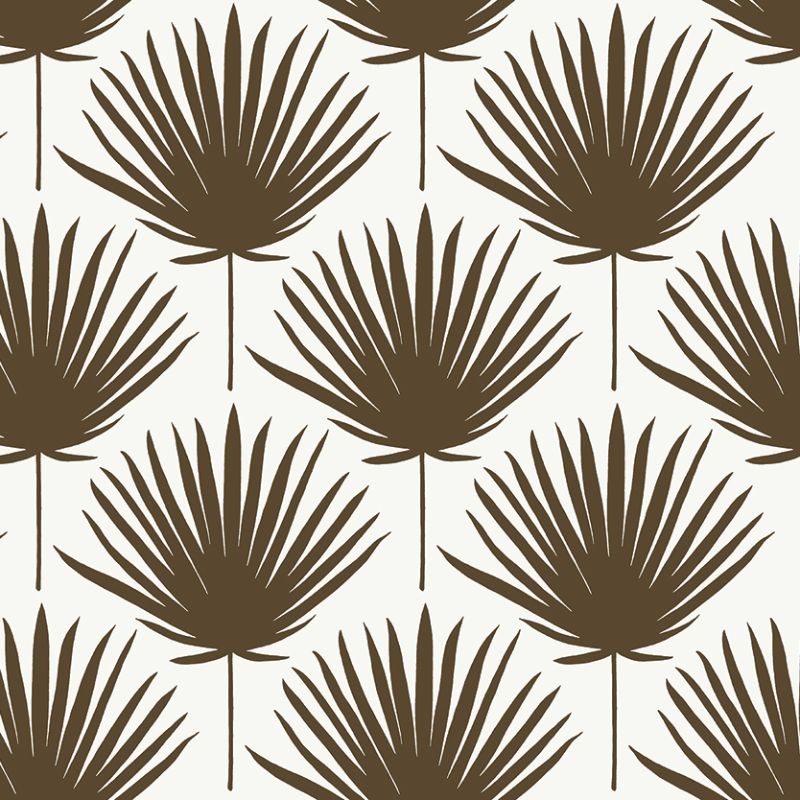 Sample - Wtk21506.Wt.0 | Shore Front D, Brown Tropical - Winfield Thybony Wallpaper