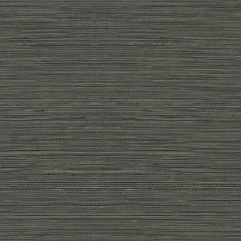 Purchase Wtk75710.Wt.0 Sisal Hemp, Black Fabric Texture - Winfield Thybony Wallpaper