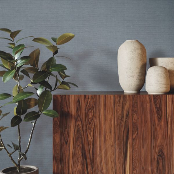 Purchase Ygl7004 | Natural Palette Resource, Linen Levels Ice Blue - Ronald Redding Wallpaper