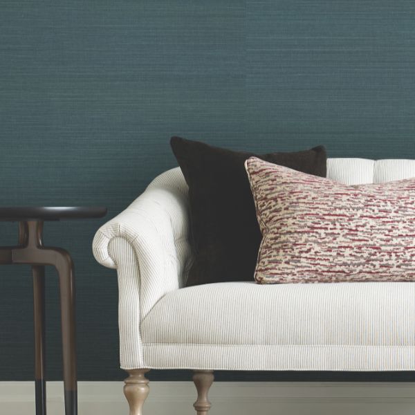 Purchase Ygl7063 | Natural Palette Resource, Maguey Sisal Aegean Blue - Ronald Redding Wallpaper