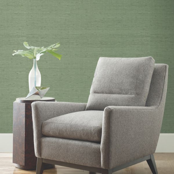 Purchase Ygl7068 | Natural Palette Resource, Horizontal Jute Evergreen - Ronald Redding Wallpaper