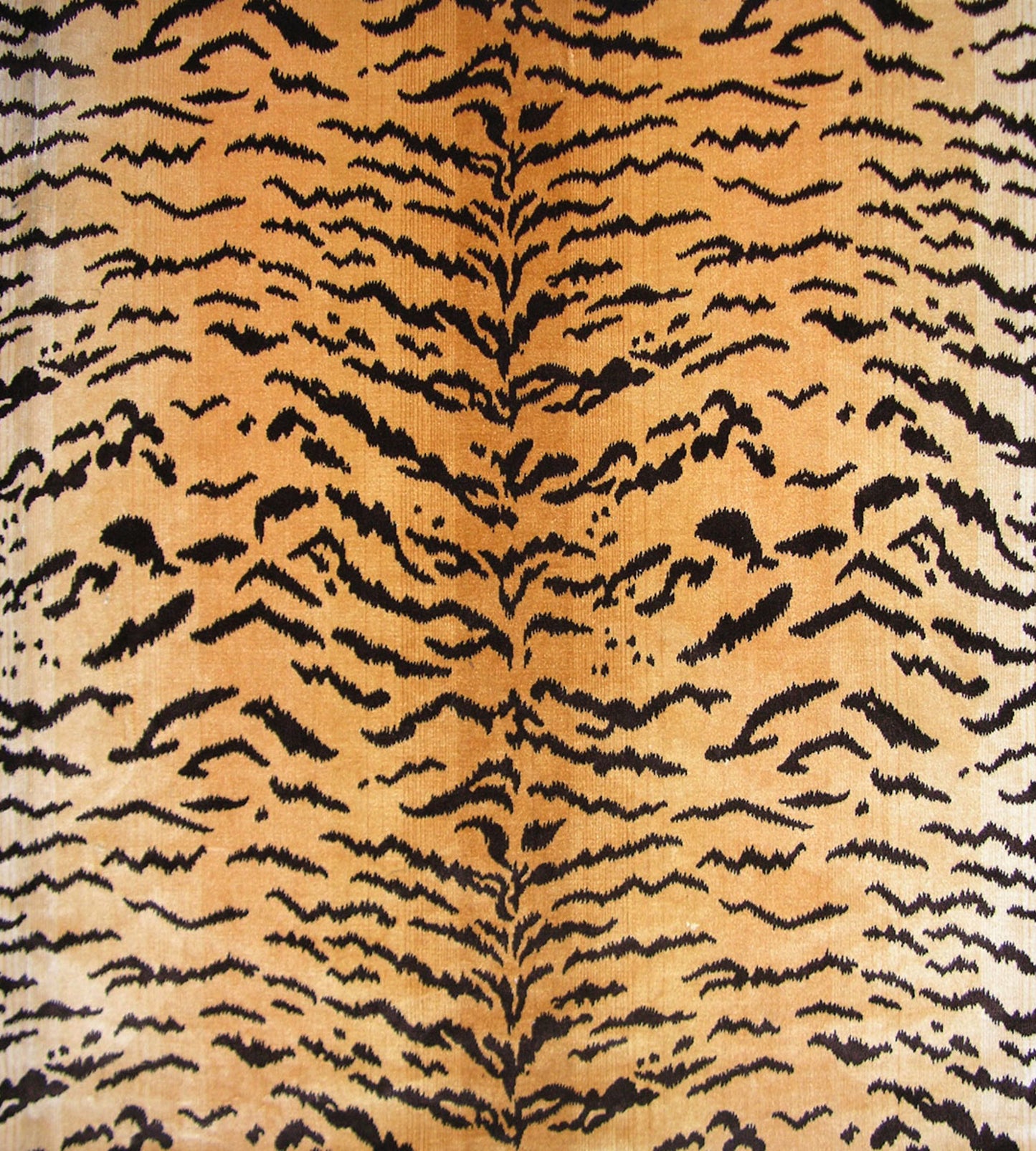 Purchase Old World Weavers Fabric Pattern number YS 00010691, Tiger - Silk Brown On Gold 5