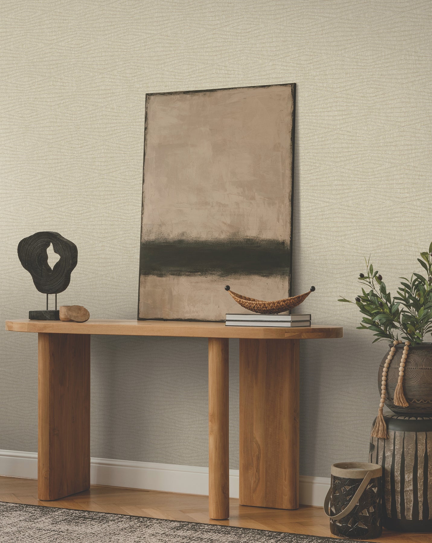 Purchase Za8011 | Tea Garden Ii, Daystone Beige - Ronald Redding Wallpaper