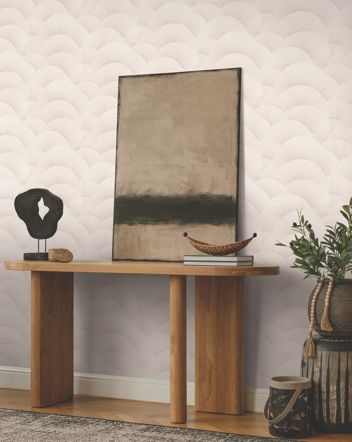 Purchase Za8026 | Tea Garden Ii, Morning Shell Blush - Ronald Redding Wallpaper