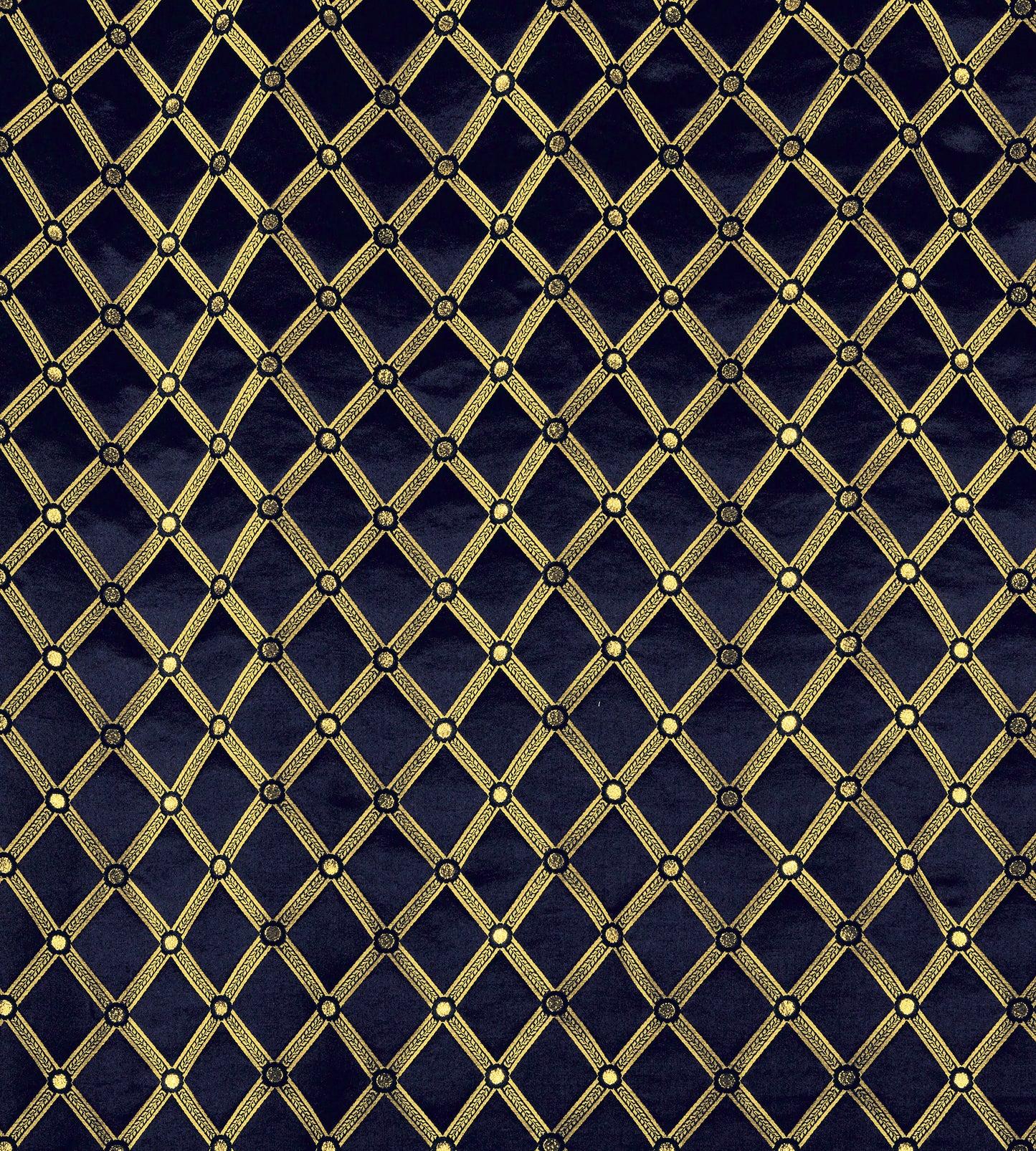 Purchase Old World Weavers Fabric Pattern ZA 2129REAL, Reale Diamond Midnight 1