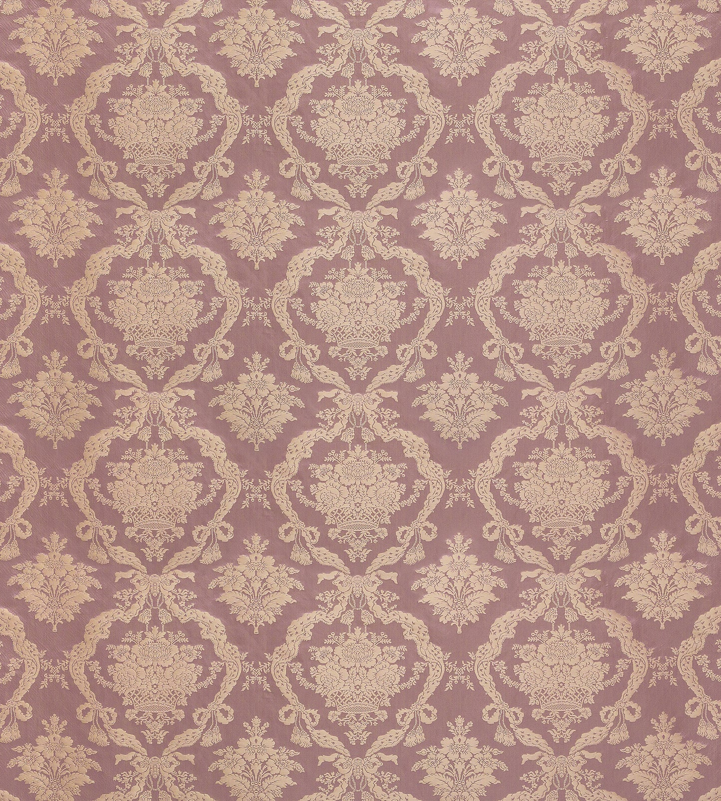 Purchase Old World Weavers Fabric Pattern number ZA 2204PETR, Petrarca Damasco Mauve 1