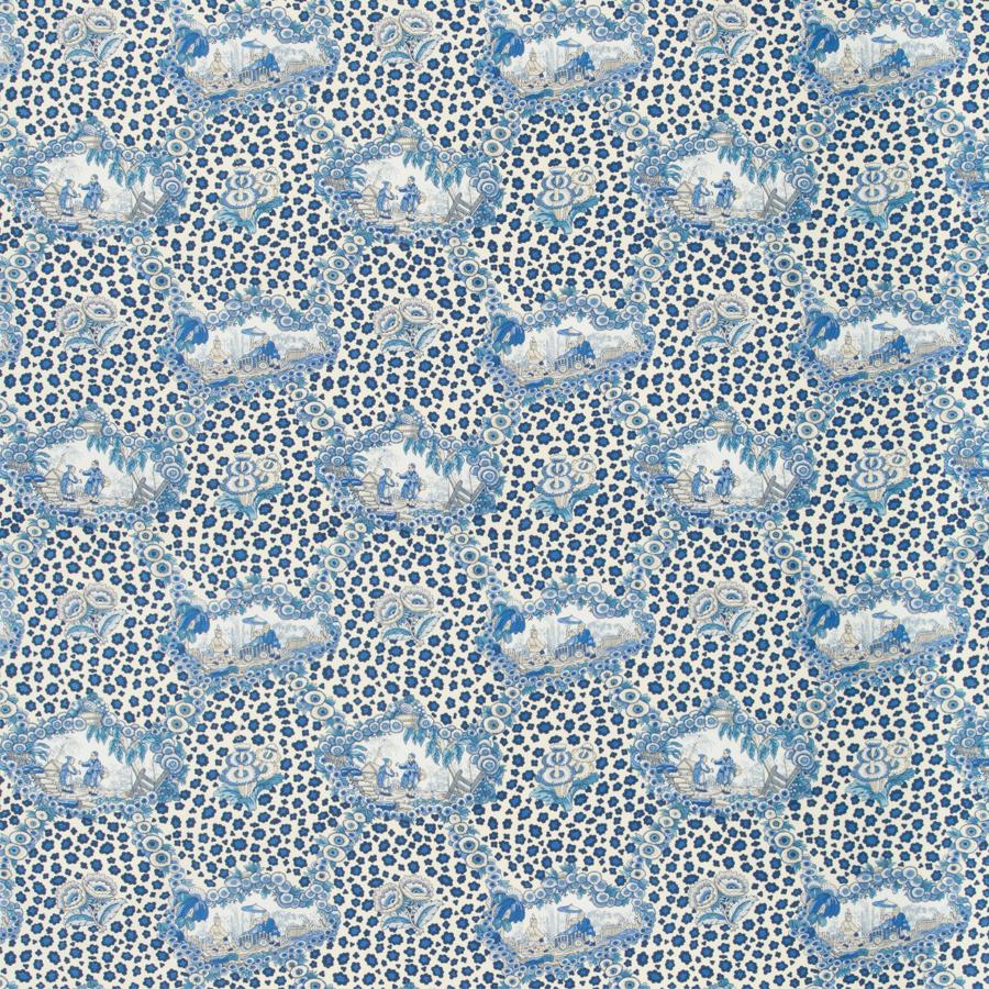 Sample - Br-79227.5.0 | Chinese Leopard Toile, Cevennes - Brunschwig & Fils Fabric