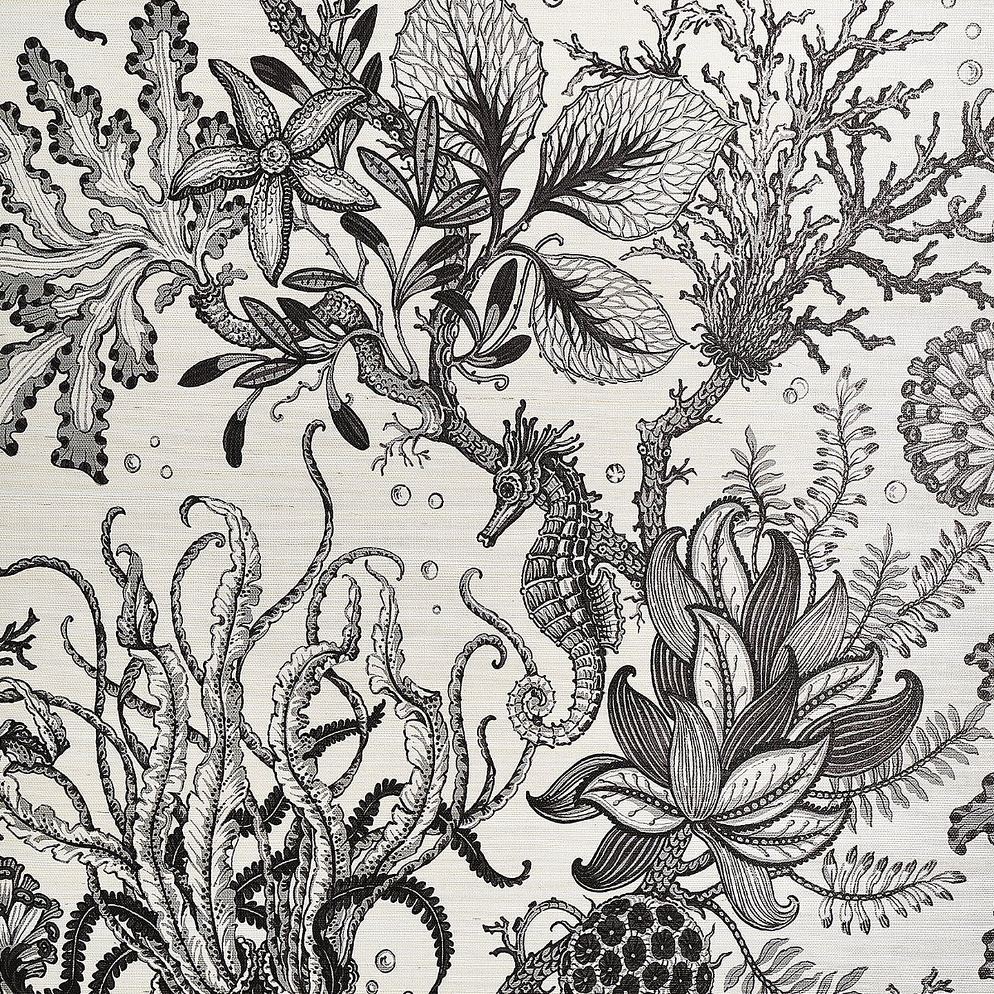 Purchase Phillip Jeffries Wallpaper - 9995, Toile De Sea - Deep Sea