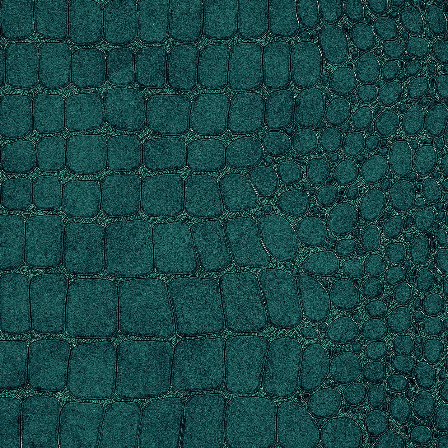 Purchase Phillip Jeffries Wallpaper - 10847, Vinyl Crocodile Rock - Deep Teal