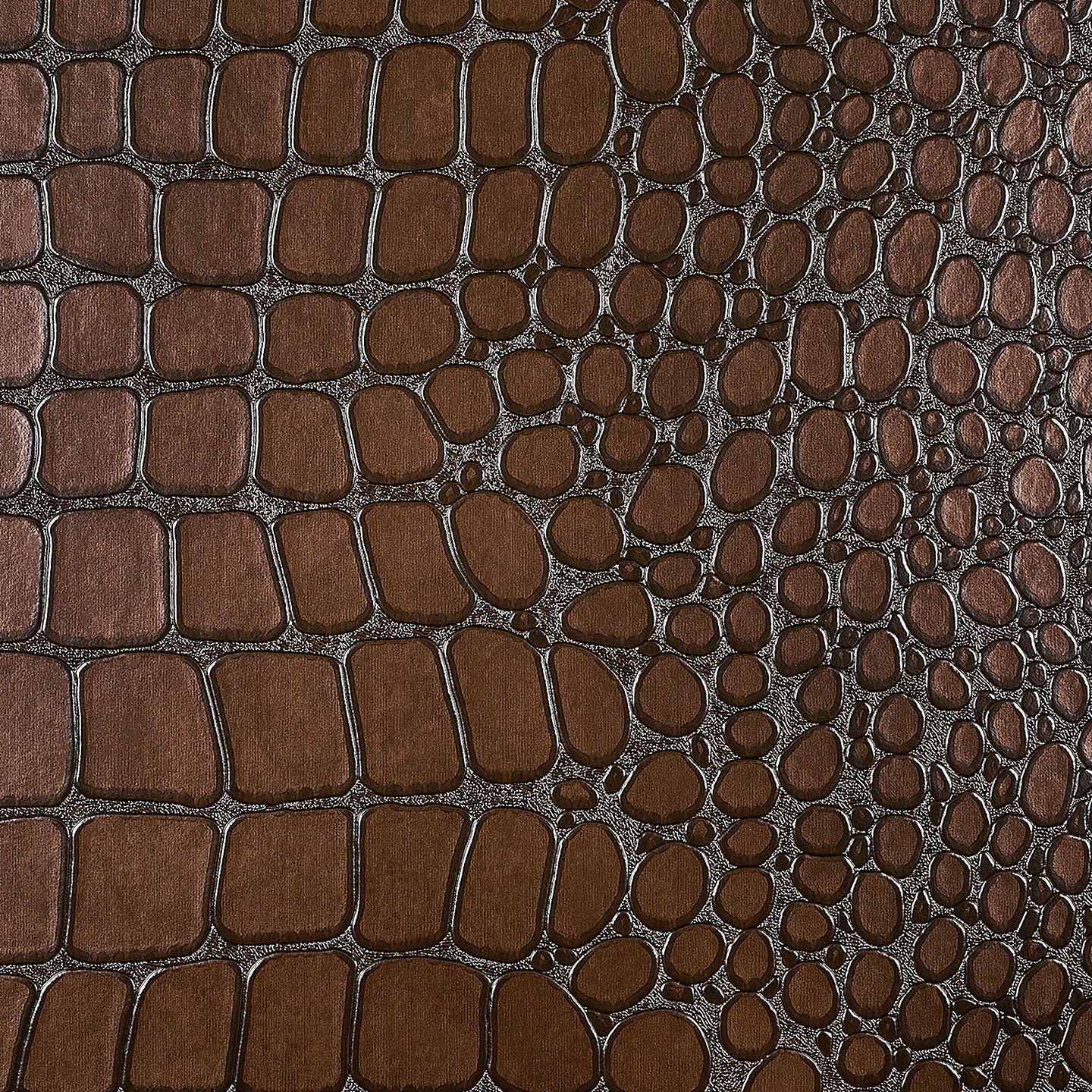 Purchase Phillip Jeffries Wallpaper - 10217, Vinyl Crocodile Rock - Mire Brown