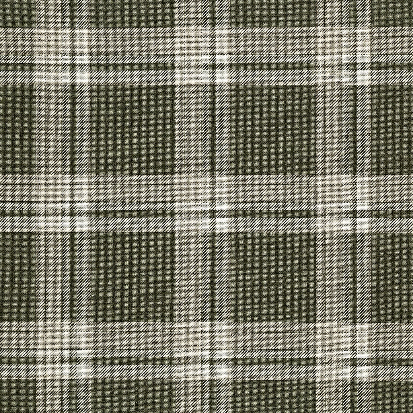 Purchase Phillip Jeffries Wallpaper - 10730, Prairie Plaid - White On Forest