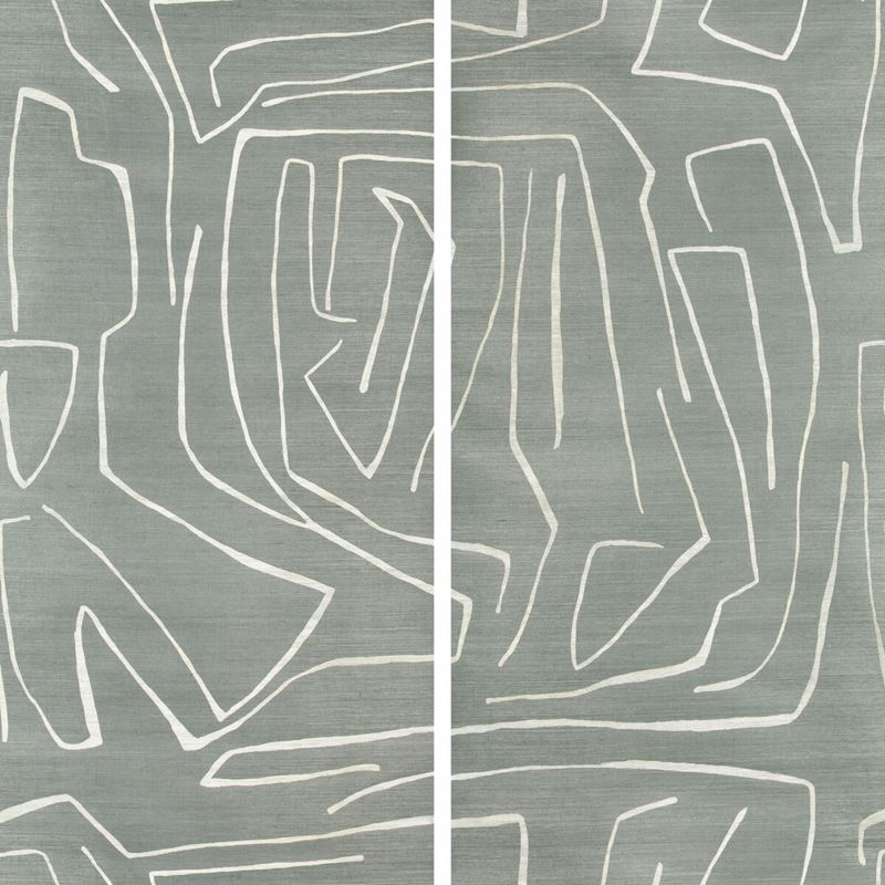 Sample GWP-3720.151.0 Graffito Ii Blue Geometric Lee Jofa Modern Wallpaper
