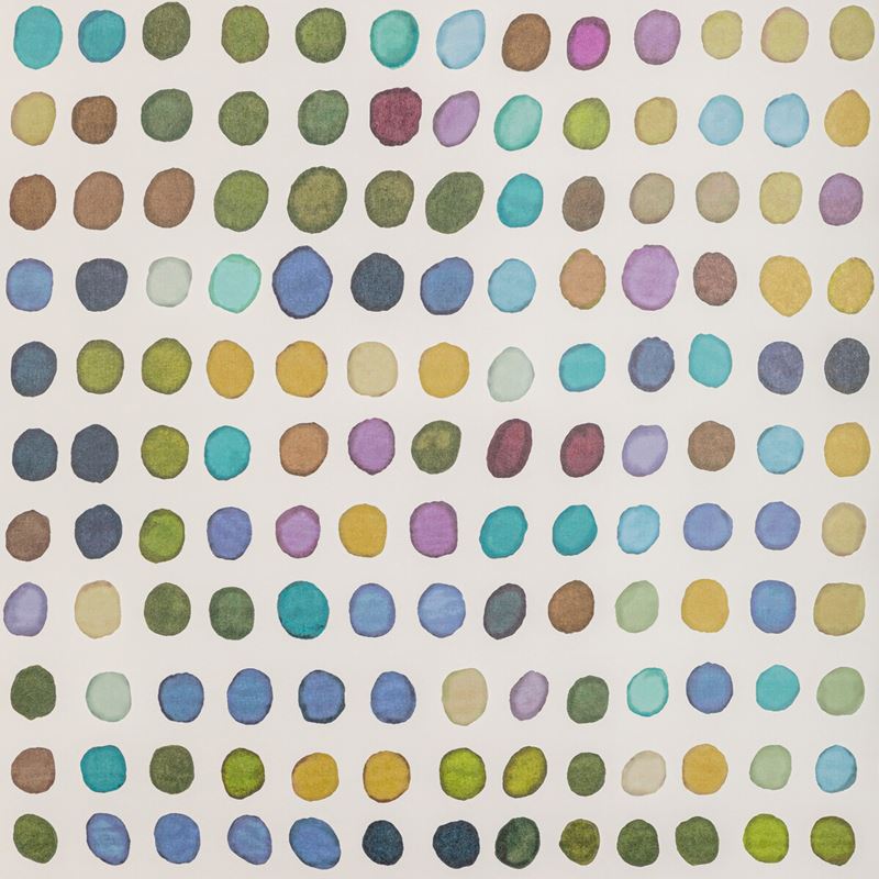 Sample GWP-3726.503.0 Twister Paper, Blue/Leaf by Lee Jofa Modern Wallpaper
