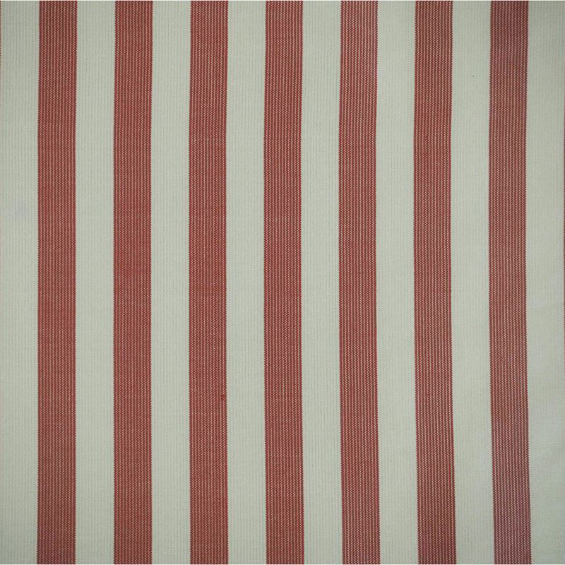 Sample JAG-50015-21 Valenti Stripe Pekin Red Stripes Brunschwig and Fils Fabric