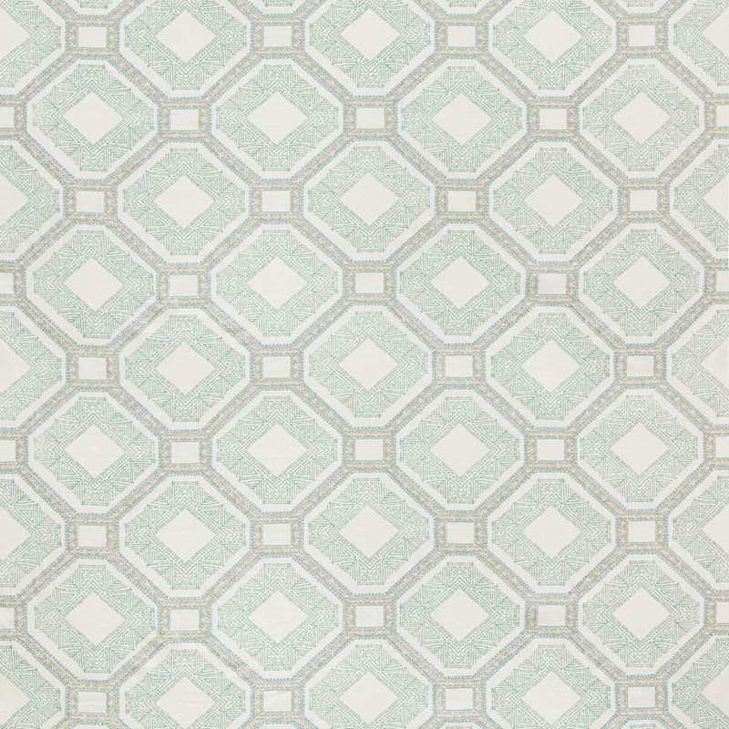 Sample KALKUDAH.316.0 Kalkudah White Medallion Kravet Basics Fabric