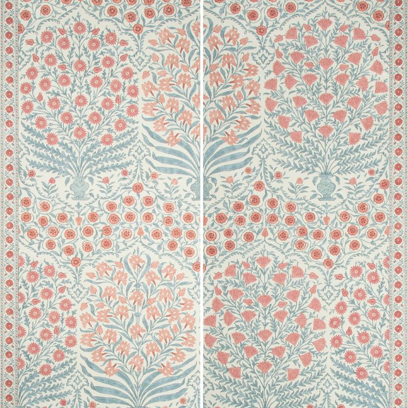 Sample P2017100.519.0 Sameera Paper, Red Blue by Lee Jofa Wallpaper