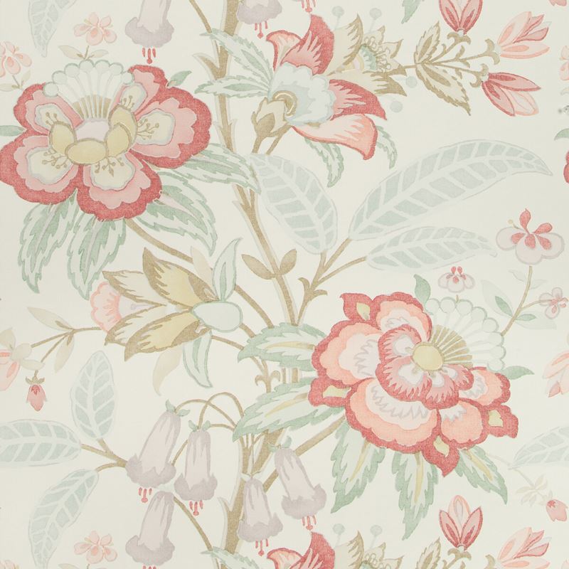 Sample P2018103.347.0 Davenport Paper Multi Color Botanical Lee Jofa Wallpaper