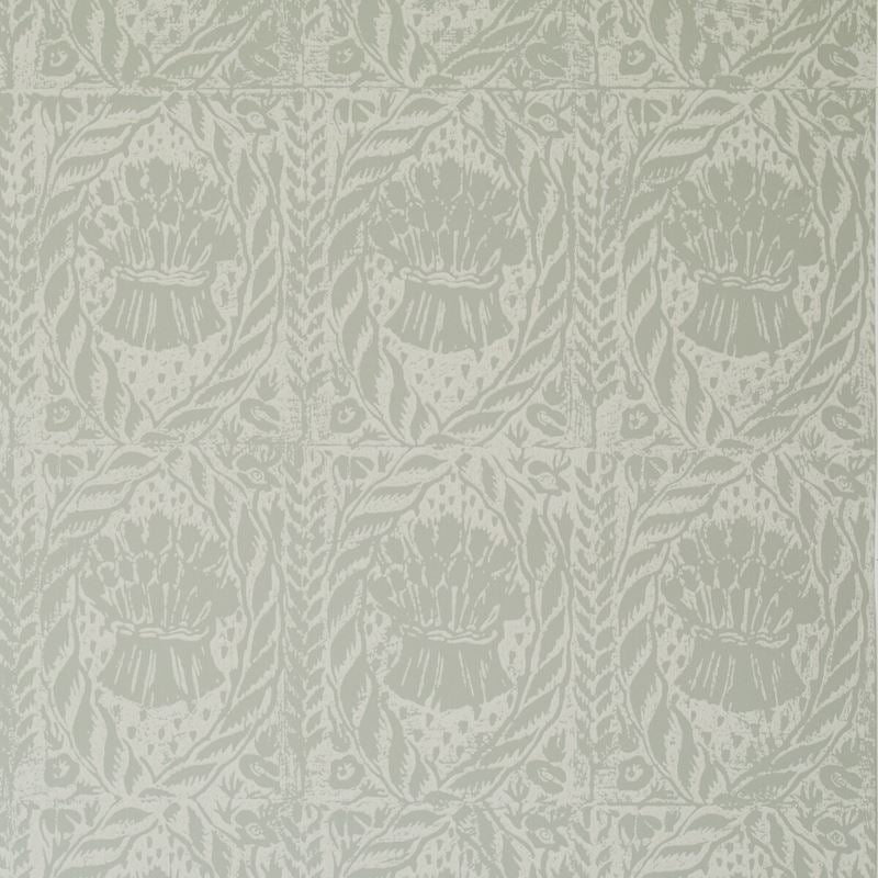 Sample PBFC-3516.113.0 Cornstooks Wp Grey Botanical Lee Jofa Wallpaper