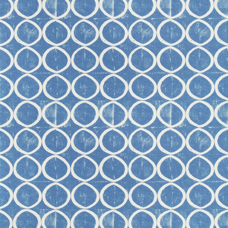 Sample PBFC-3520.5.0 Circles Wallpaper Blue Lee Jofa Wallpaper