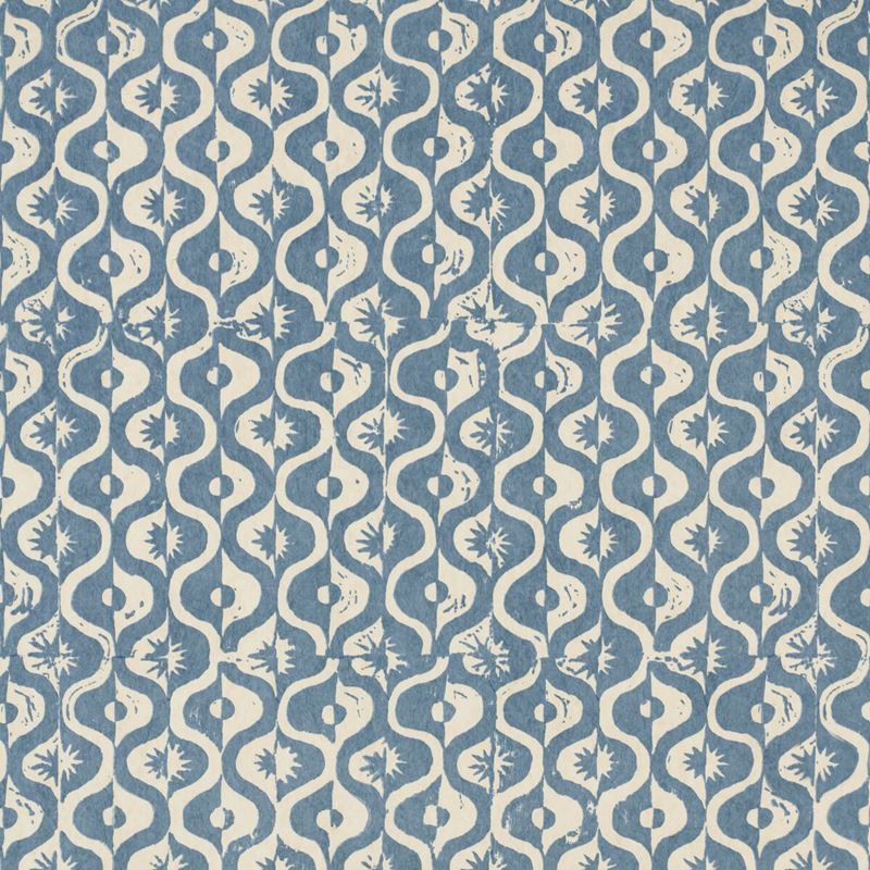 Sample PBFC-3523.5.0 Small Medallion Wp Blue Lee Jofa Wallpaper