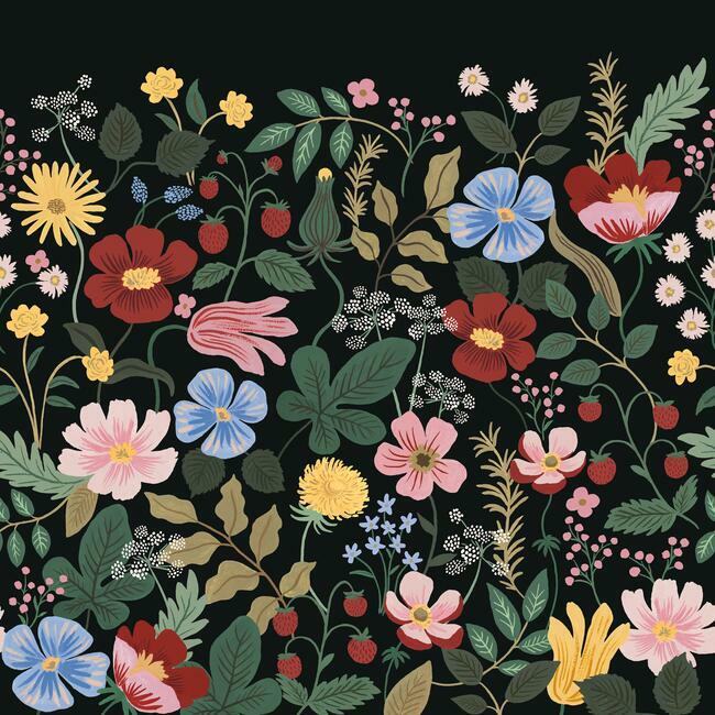 Sample - Psw1333M | Rifle Paper Co. 3Rd Edition, Strawberry Fields - York Wallpaper