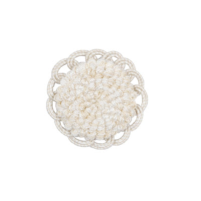 Sample T8012113-16 Coeur Rosette Cream Brunschwig and Fils Fabric
