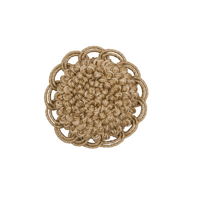 Sample T8012113-166 Coeur Rosette Straw Brunschwig and Fils Fabric