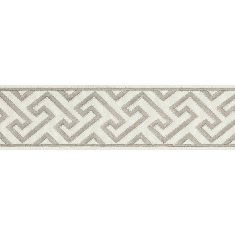 Sample T8019100-11 Sanchi Tape Oyster Brunschwig and Fils Fabric